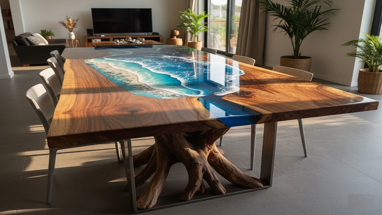 DIY Your Own Cost Effective Epoxy Table