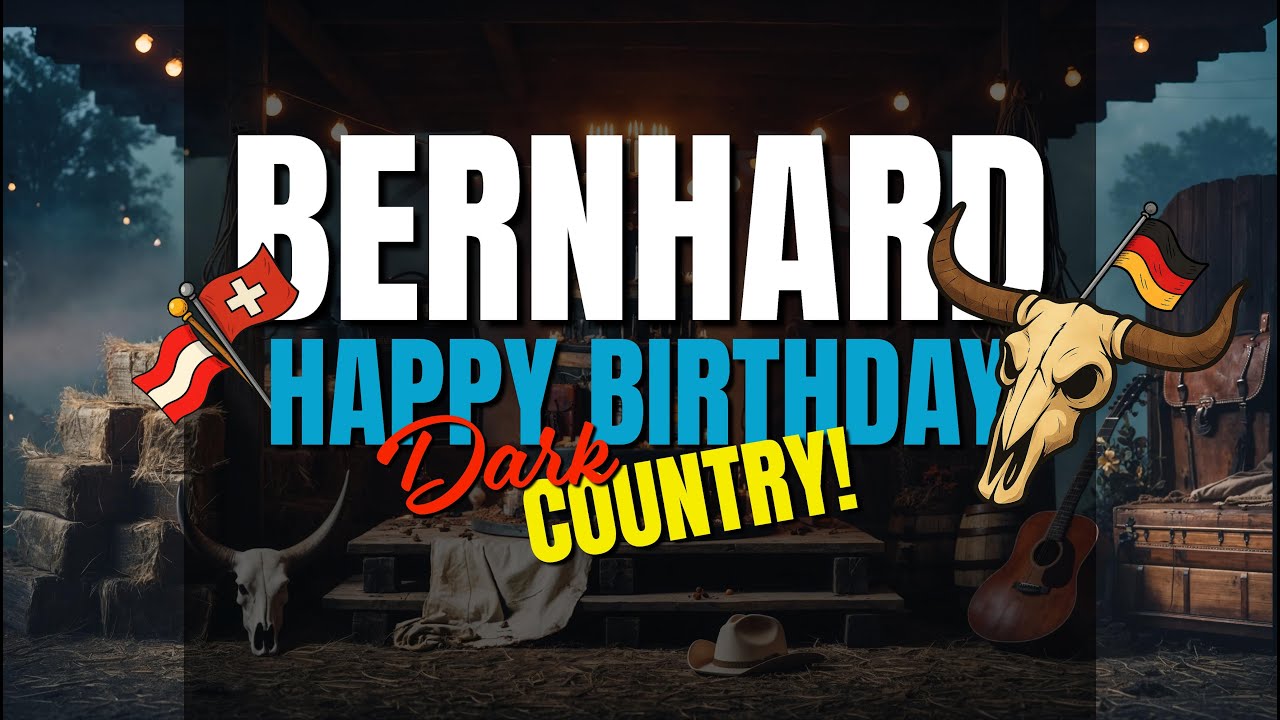 🌵 Dark Country für Bernhard – Geburtstagsgroove mit rauen Gitarren & düsteren Western-Vibes! 🎸🎉