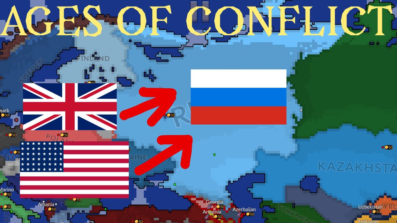 If RUSSIA was defeated right after WW2! (Ages of Conflict)