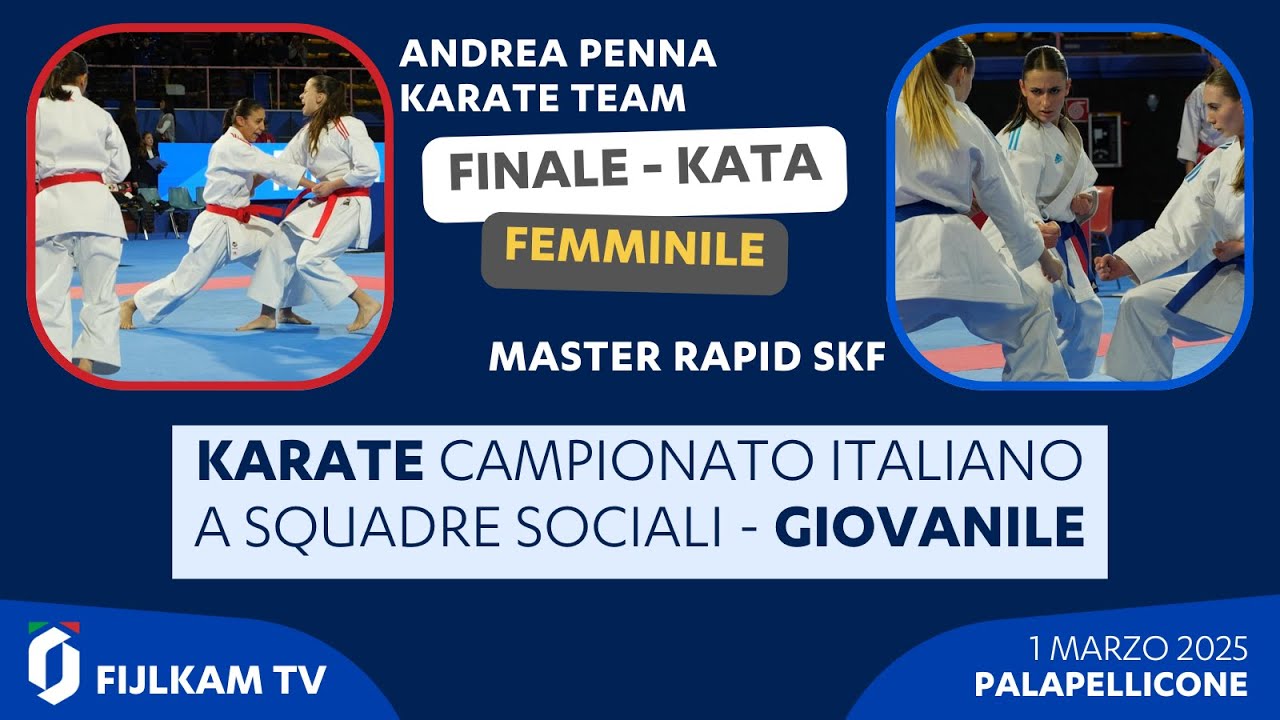 🥋 Karate #kata squadre giovanili 👉 Andrea Penna Karate Team vs Master Rapid SKF 🔊 live sound 🔊