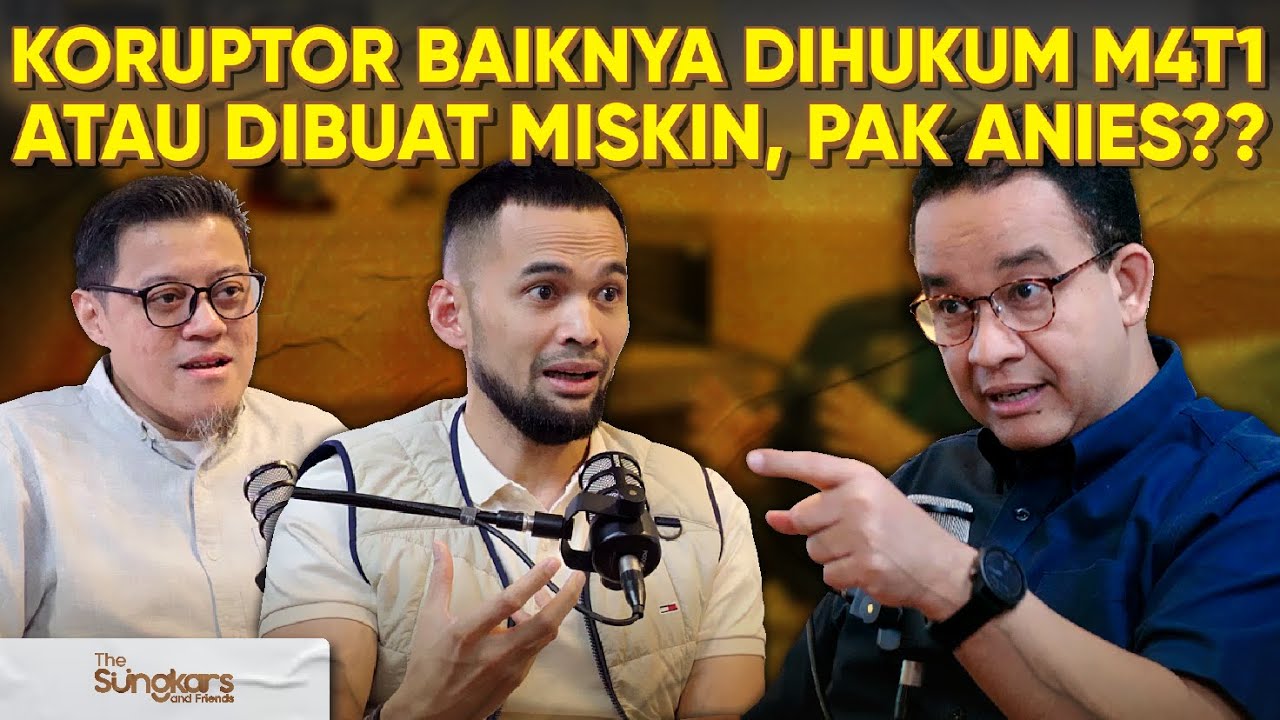 INI ALASAN PAK ANIES TOLAK HUKUMAN M4T1 UNTUK KORUPTOR SEPERTI DI CIN4!!