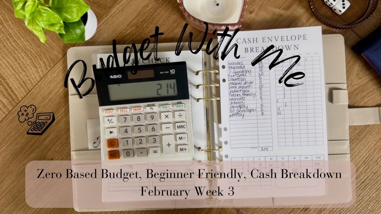 Budget With Me | $1,300 | Feb. Week 3 | Budgeting for Beginners | Zero Based Budget | Cash Envelopes
