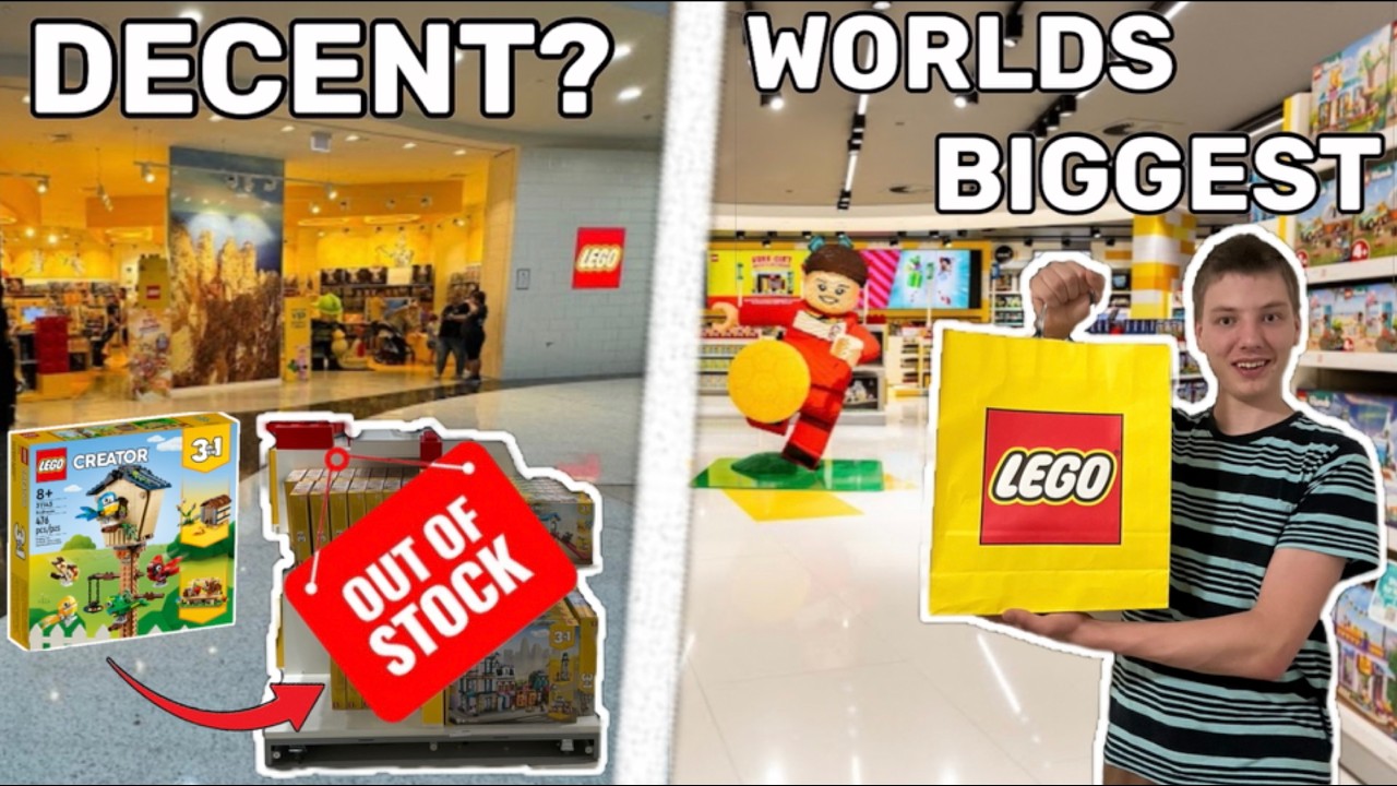 Small vs Worlds Biggest LEGO Store...