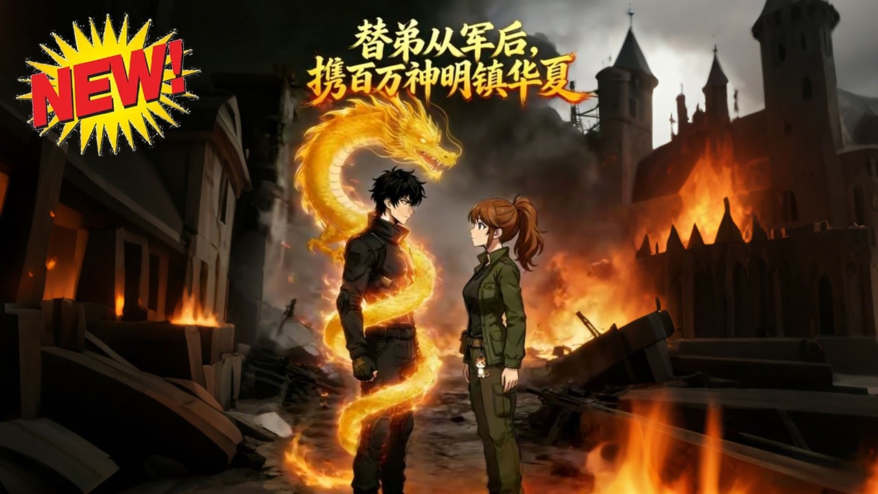 ⚡【新番速递】《替弟从军后，携百万神明镇华夏！》神话复苏诡异横行，姬凌替弟从军立战功，却被亲人背叛弃入绝境，一声呼唤唤醒应龙世祖！#玄幻 #战斗 #热血 #漫剧 #爱看动漫