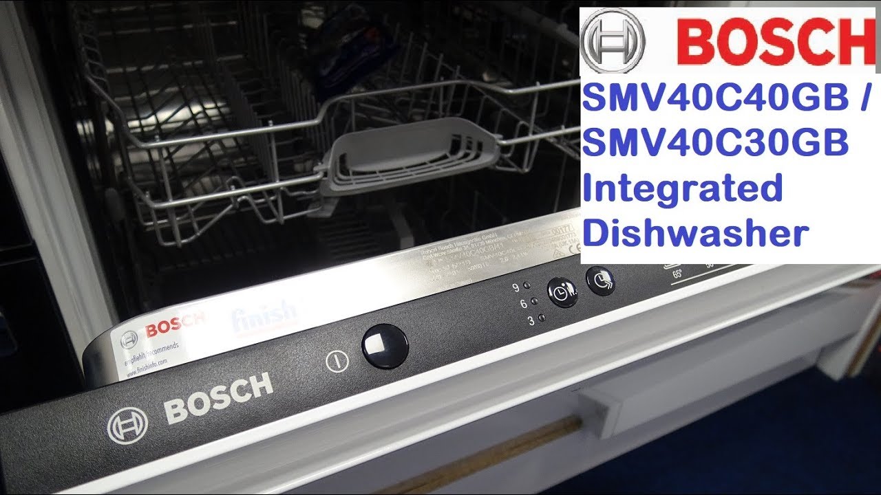Bosch SMV40C40GB Fully Integrated Dishwasher