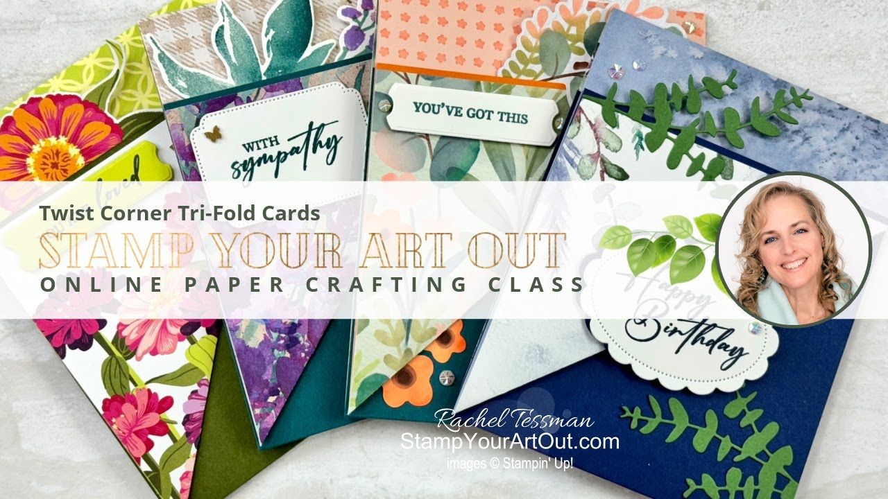 Twist Corner Tri-Fold Cards