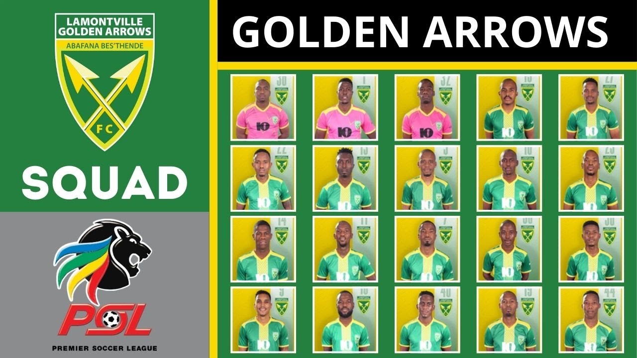 LAMONTVILLE GOLDEN ARROWS SQUAD 2024/2025 - BETWAY PREMIERSHIP 2024/2025