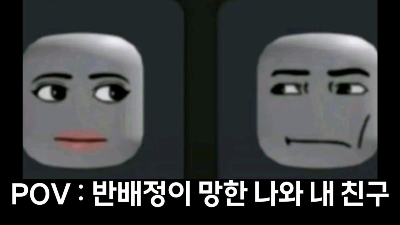 당신의 뇌가 녹아내릴 로블록스 밈 🤯
