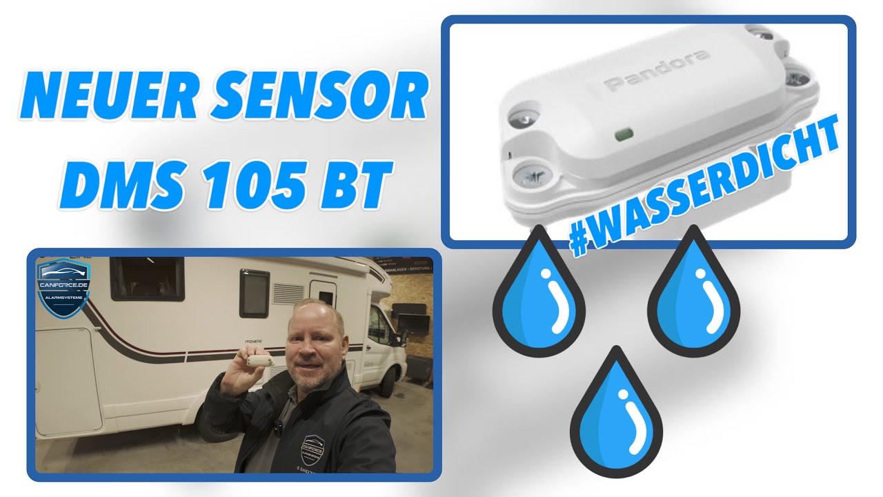 🤩#CAMPING NEUER SENSOR⚠️ ENDLICH WASSERDICHT👍 PANDORA CAMPER DMS 105 BT WOHNMOBIL ALARMANLAGE 2025