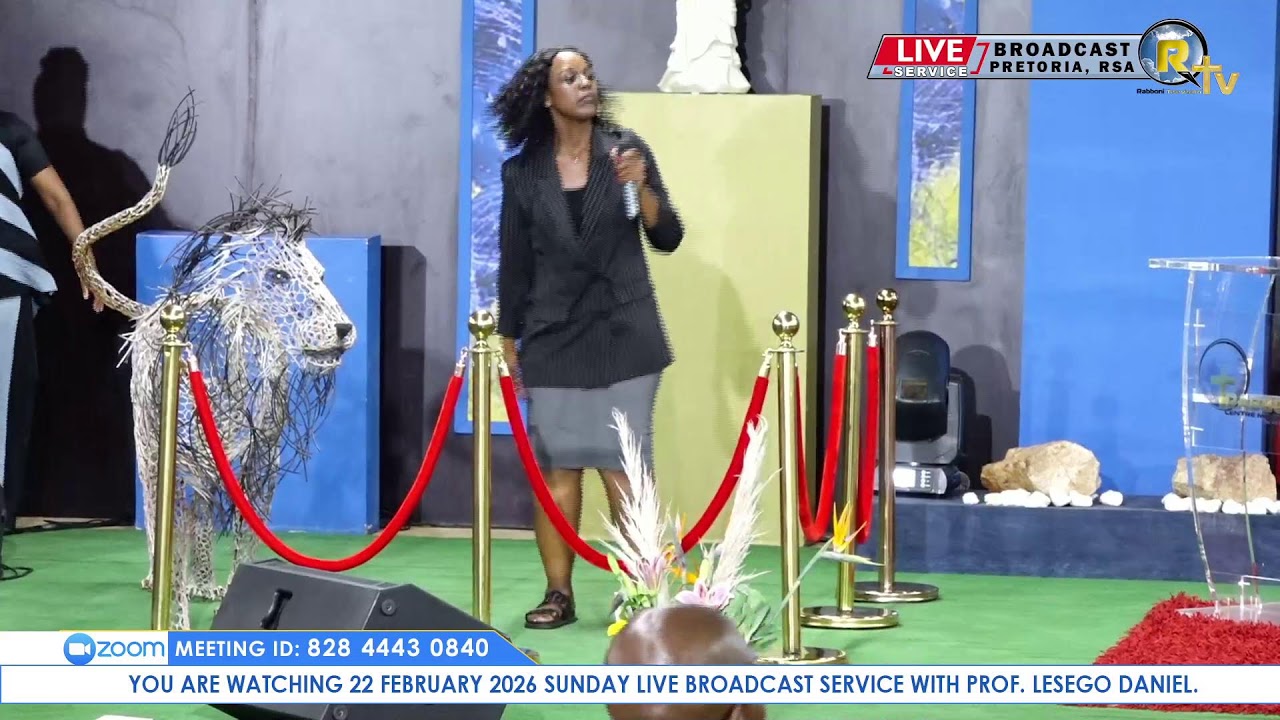 22 FEBRUARY 2026 SUNDAY LIVE BROADCAST SERVICE WITH PROF. LESEGO DANIEL PART 1