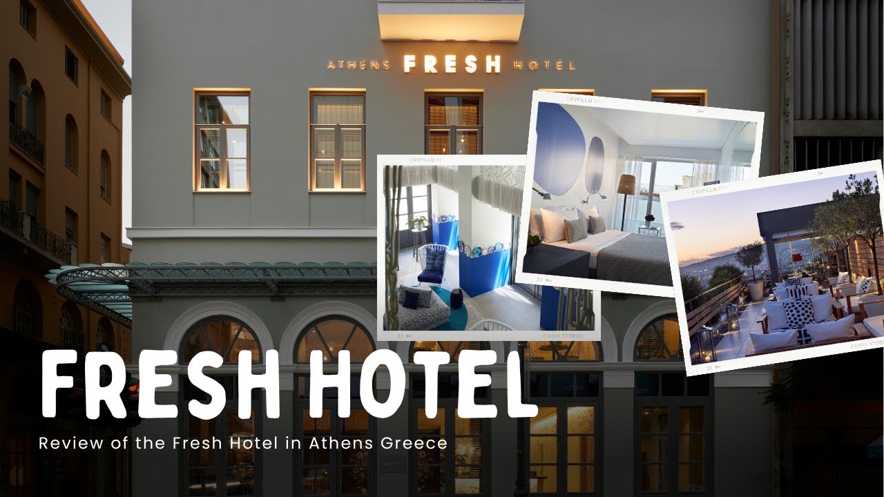 Exploring The Fresh Hotel in Athens, Greece | A Luxurious Getaway 🇬🇷