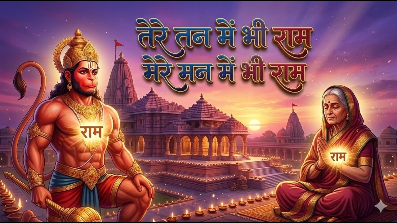 मेरे तन में भी राम मेरे मन में भी राम | Ram Naam Kirtan | Ram Naam | Ram Dhun | Mere Man Me Bhi Ram