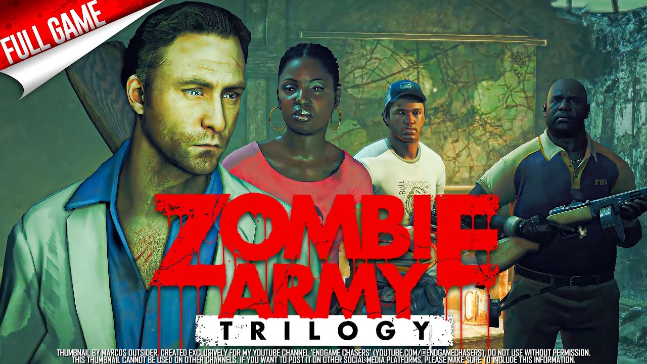 Zombie Army Trilogy (PC) No Commentary Longplay [4K 60fps] CO-OP, L4D2 Survivors