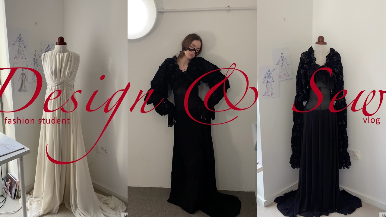 I made 2 couture gowns for a ball