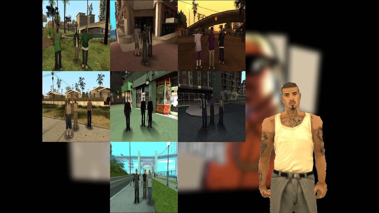 GTA San Andreas - How do gangs react to Cesar