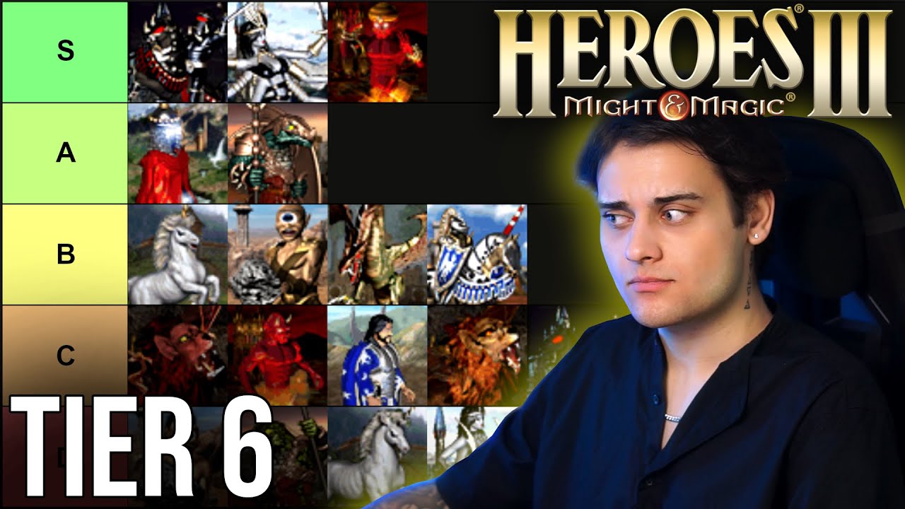 TIERLISTA JEDNOSTEK HEROES 3 - Poziom 6