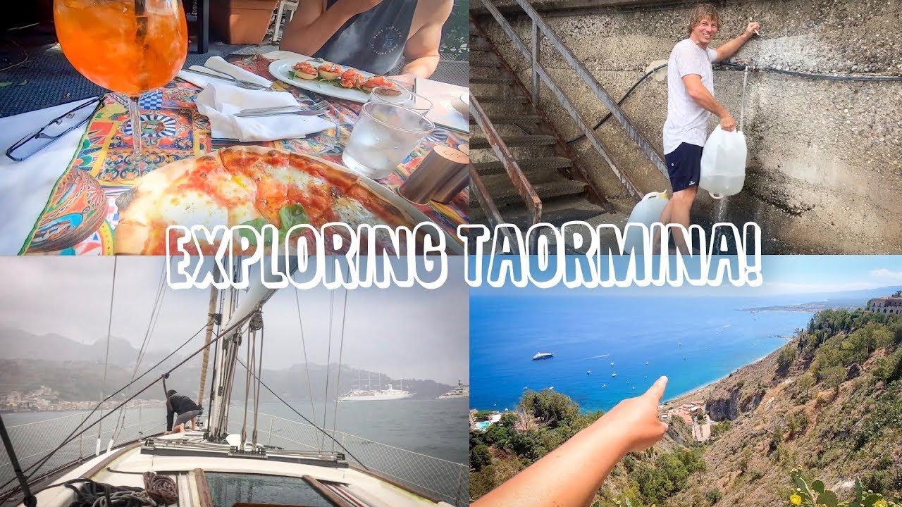 Exploring Taormina and We get trapped in a storm! | Life on a Sailboat | Sailing Sunday Ep. 17