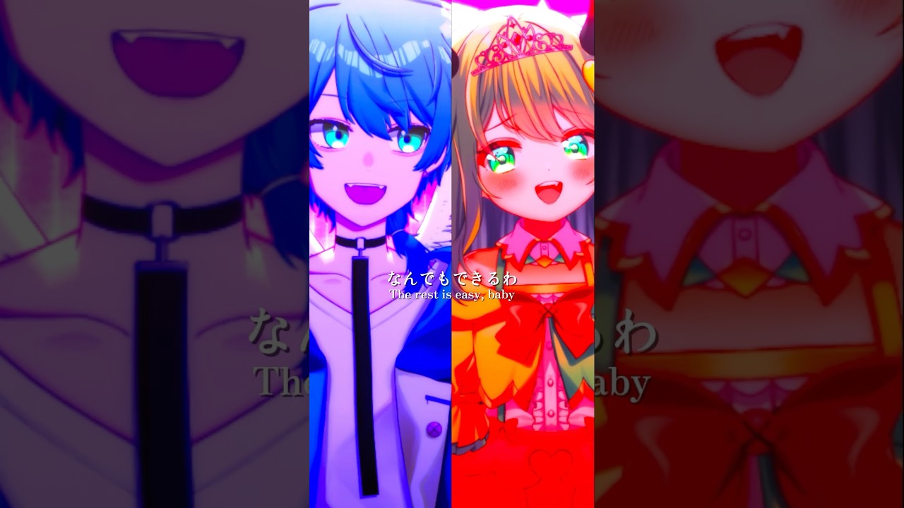 最強無敵のお姫様と堕天使！【Easy/Hazbin Hotel】#多声類 #両声類 #shorts #ハズビンホテル #hazbinhotel