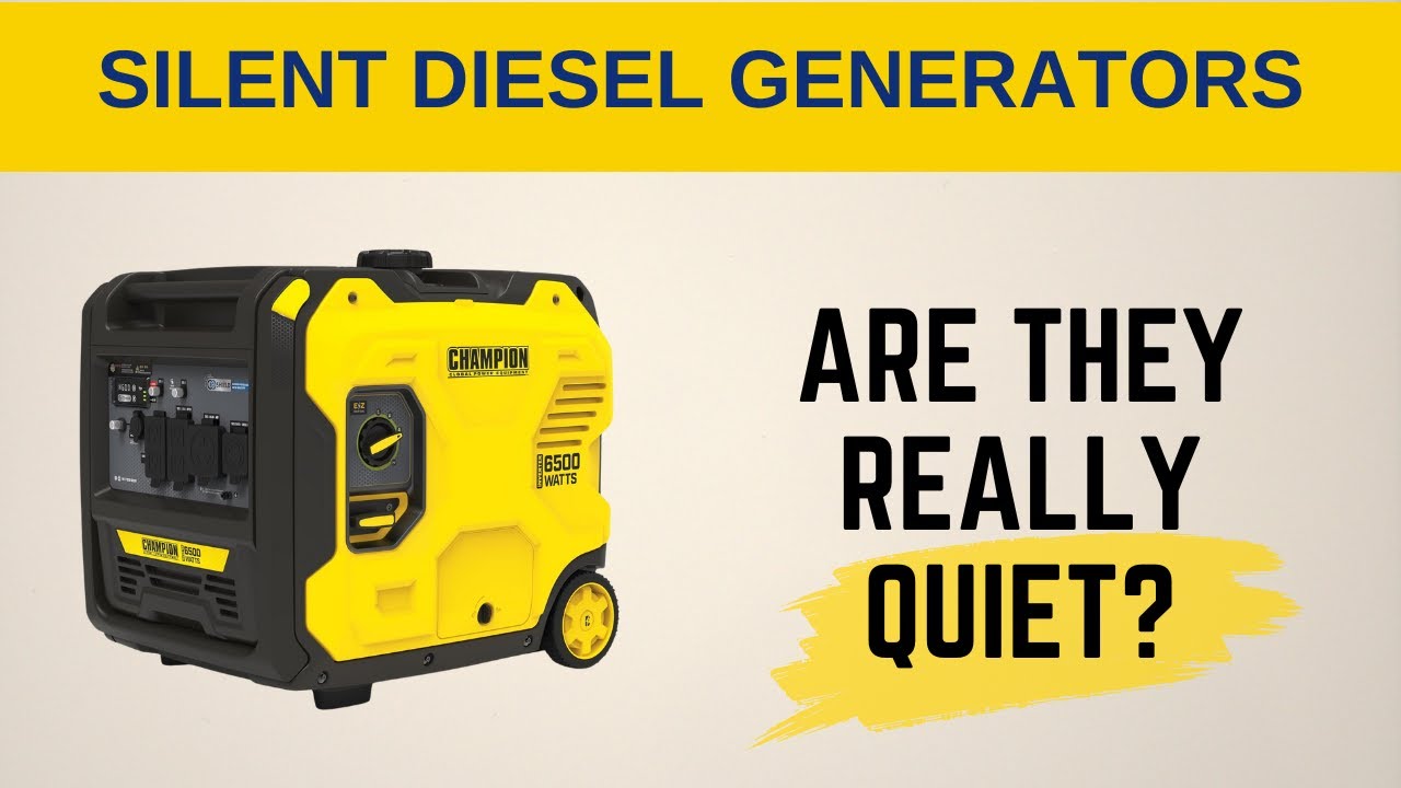 Silent Diesel Generators 2026 🔇 Why They&rsquo;re Not So Silent
