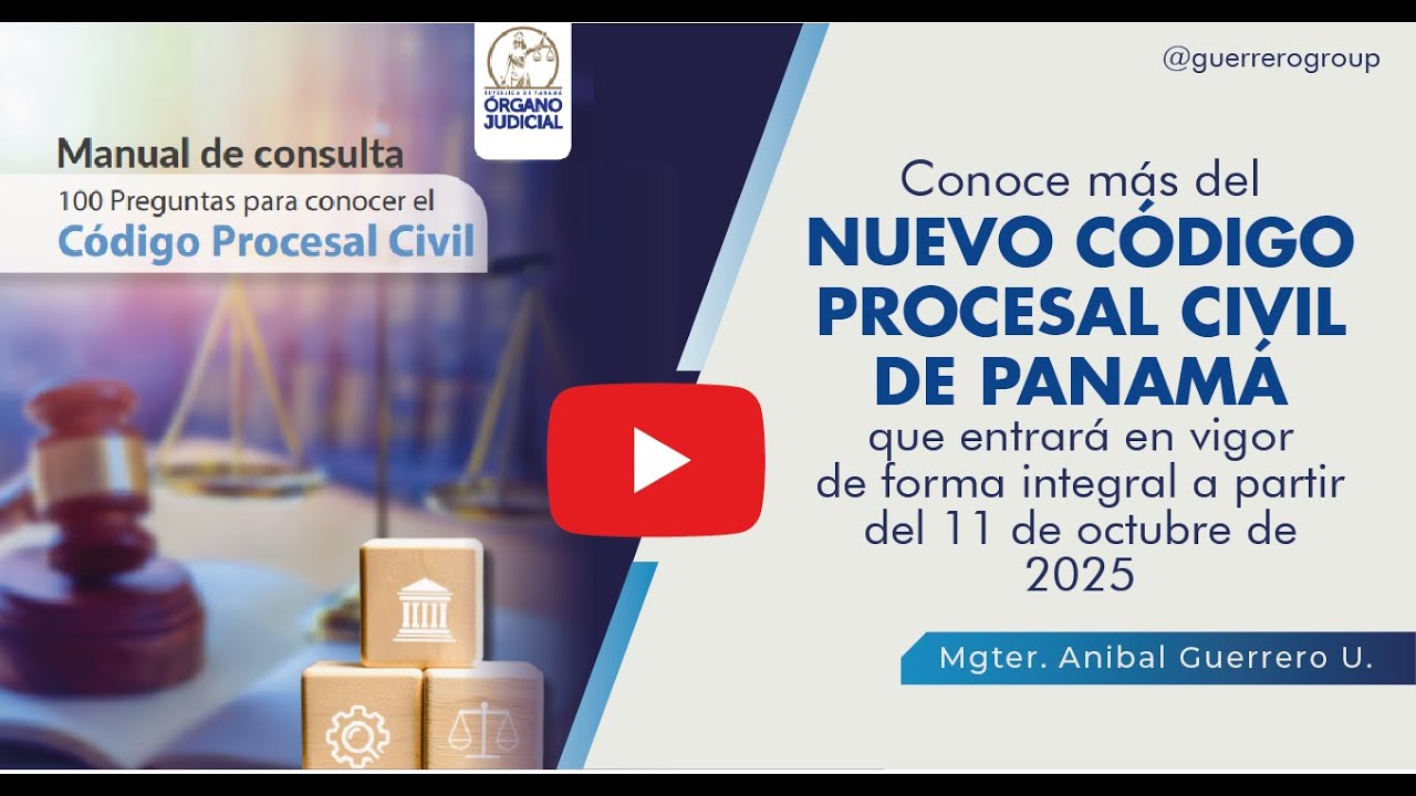 Capacitación para el nuevo Código Procesal Civil de Panamá