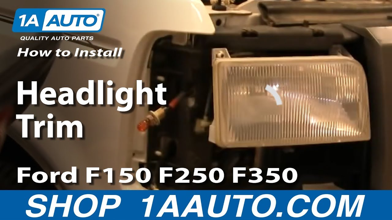 Как заменить фару Ford 92-96 F-150/250/350