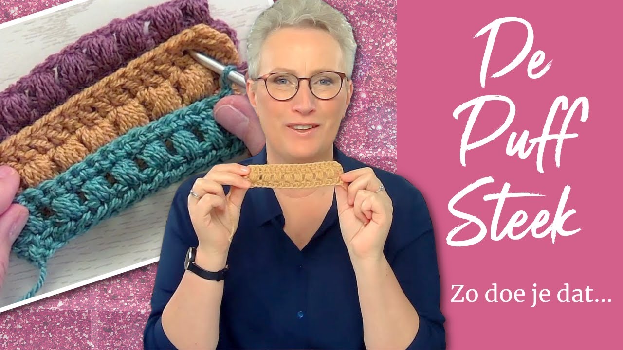 De Puffsteek, zo doe je dat....#keepitsimplehaken #crocheting #haken #crochetforbeginners