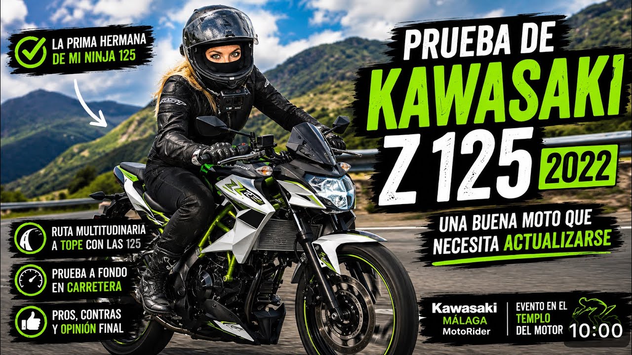 Prueba Kawasaki Z 125 2022 | Una buena moto que necesita actualizarse.