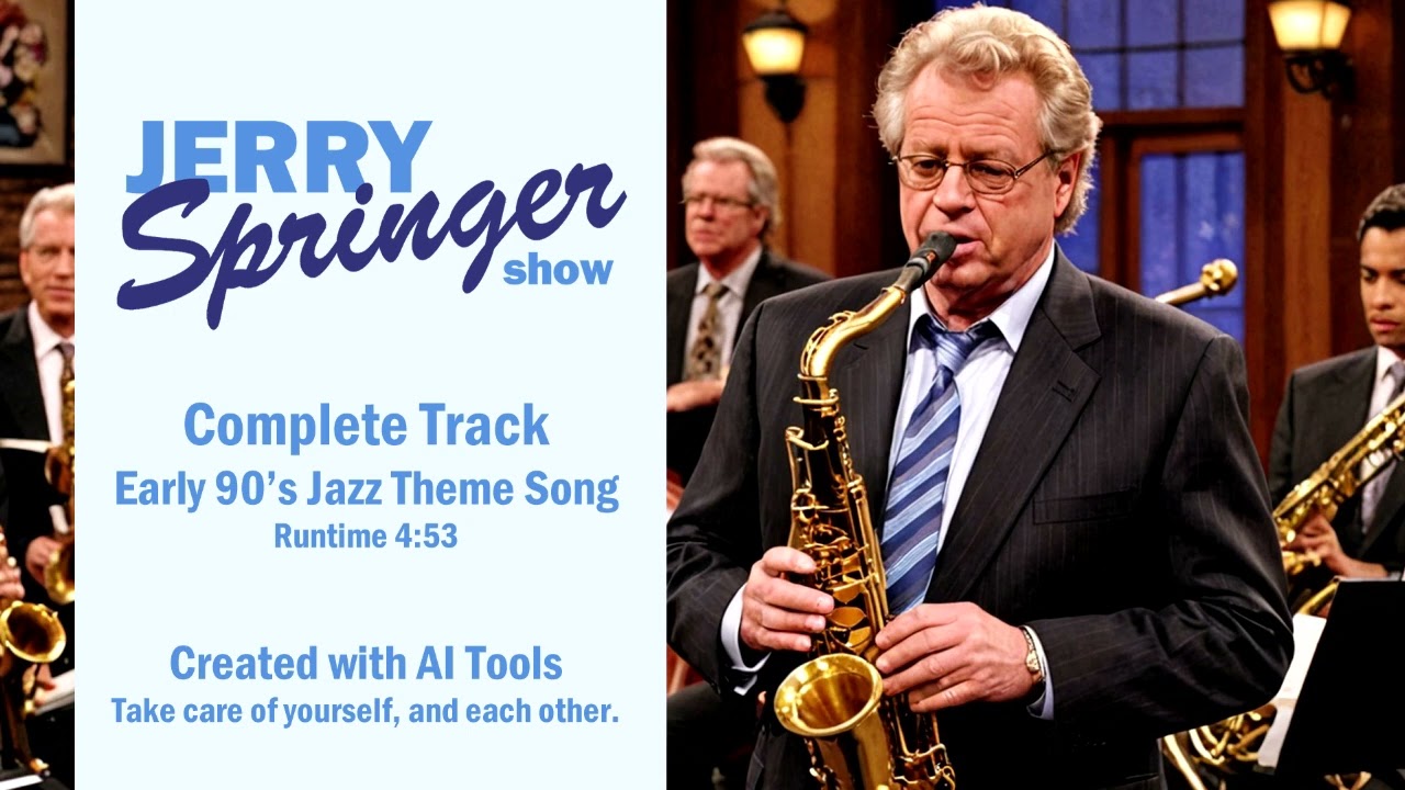 The Jerry Springer Show Early 90's Jazzy Theme Song Complete Track Created with AI Tools