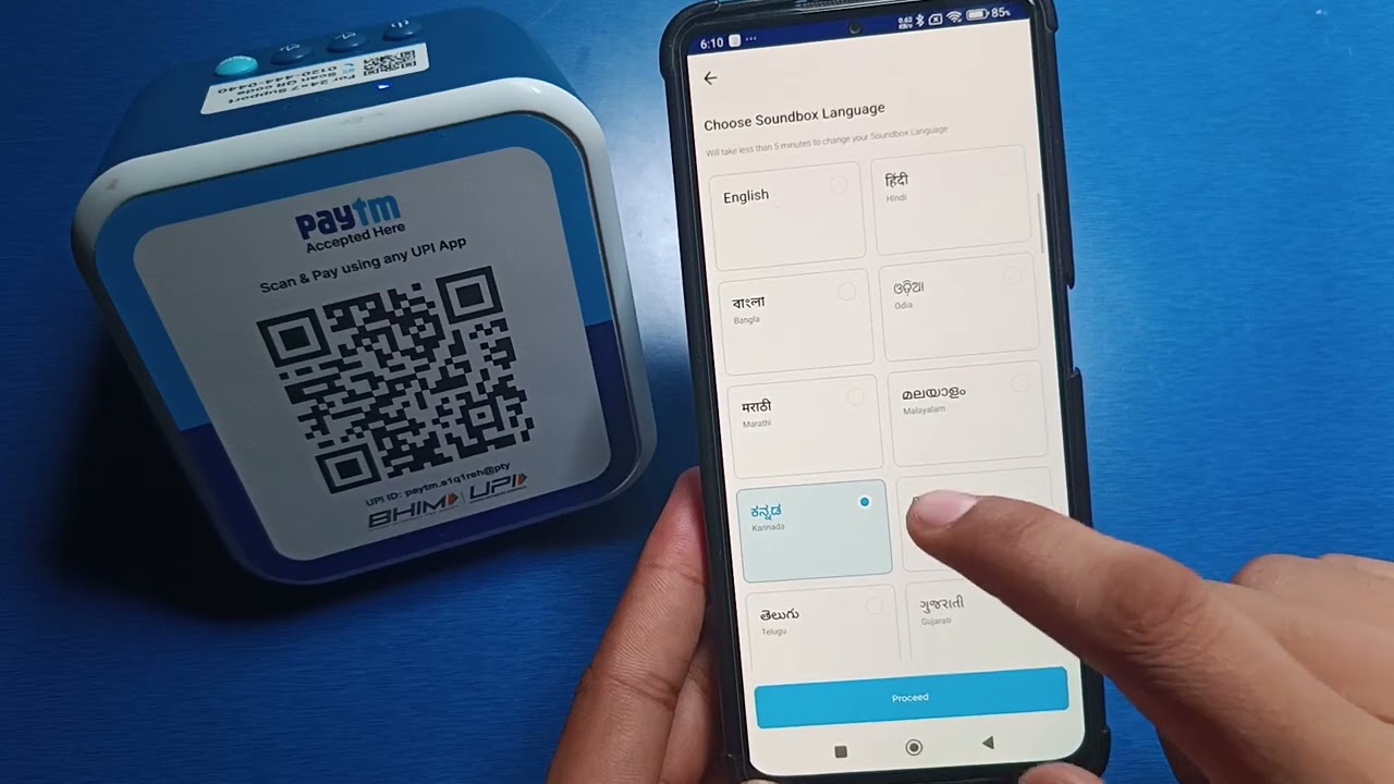 Paytm SoundBox - How to change sound box language