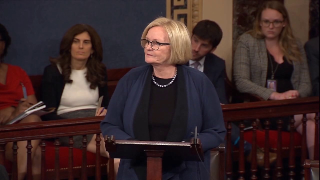 McCaskill: How dare you tell people they're not entitled to same healthcare Congress gets
