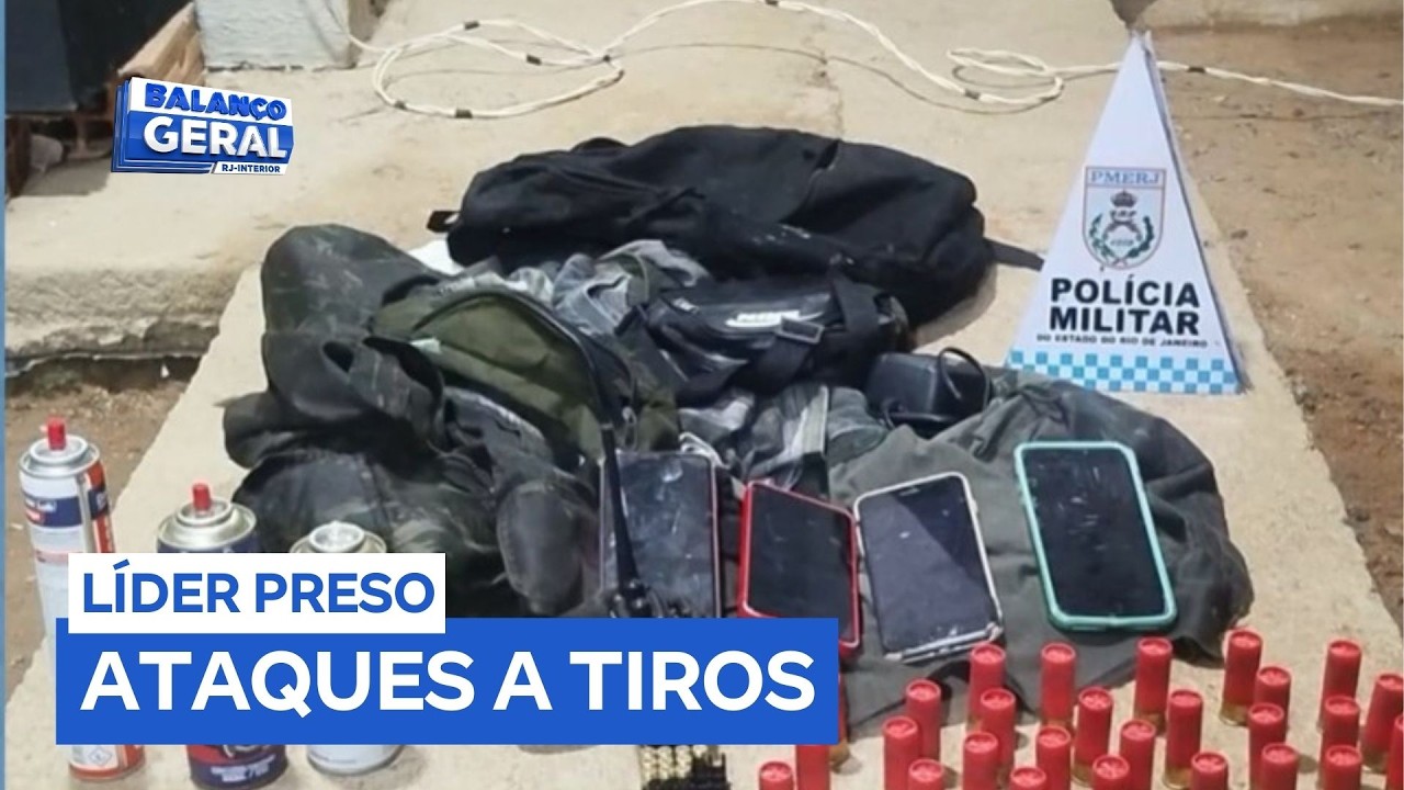 Polícia prende suspeito de liderar ataques em Campos (RJ)