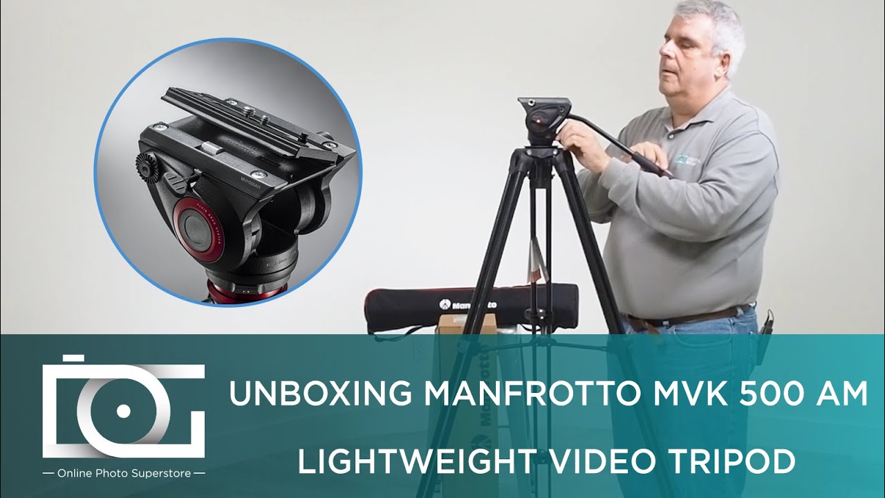 MANFROTTO MVK500AM | Lightweight MVK500AM Fluid Video System W/ Twin Legs & Middle Spreader | REVIEW