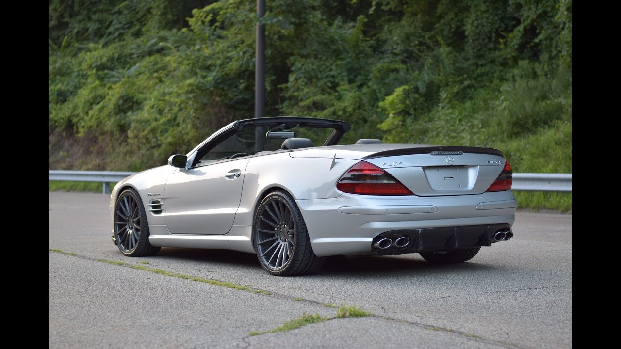 2005 Mercedes Benz SL55 walk around and tour