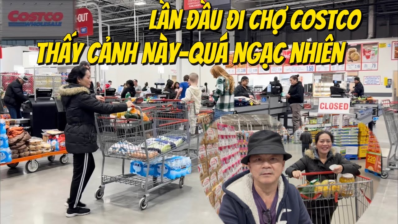 Lần Đầu Đi Chợ Costco Thấy Cảnh Này Quá Ngạc Nhiên 