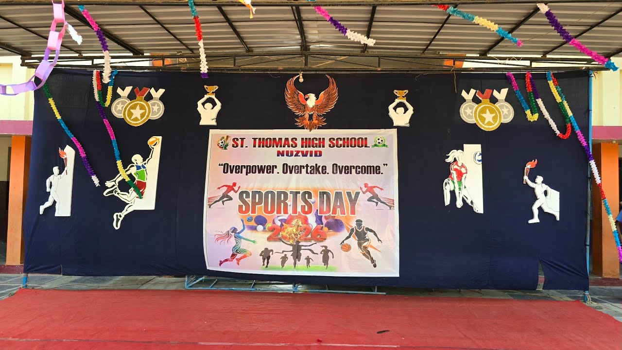 Sports Day Celebration 2025-26 At St. Thomas High School, Nuzvid 