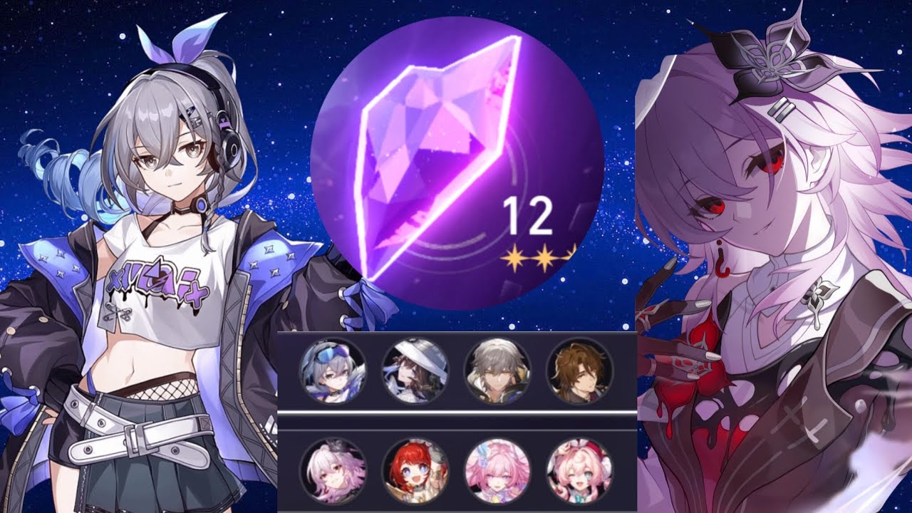 Silver wolf E0S0 super break & evernight E0S0 hyper carry | memória do caos - HSR