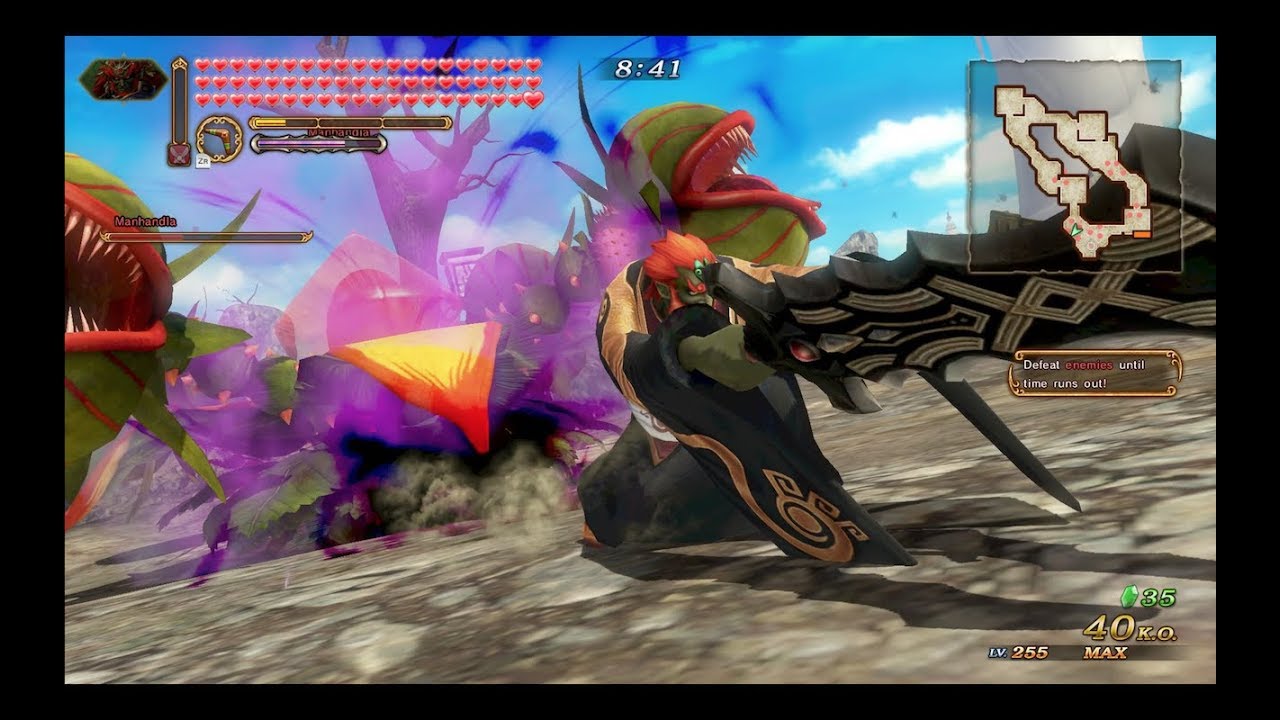 Hyrule Warriors: Definitive Edition - The Demon King Ganondorf Gameplay - Brave Battle LV.1