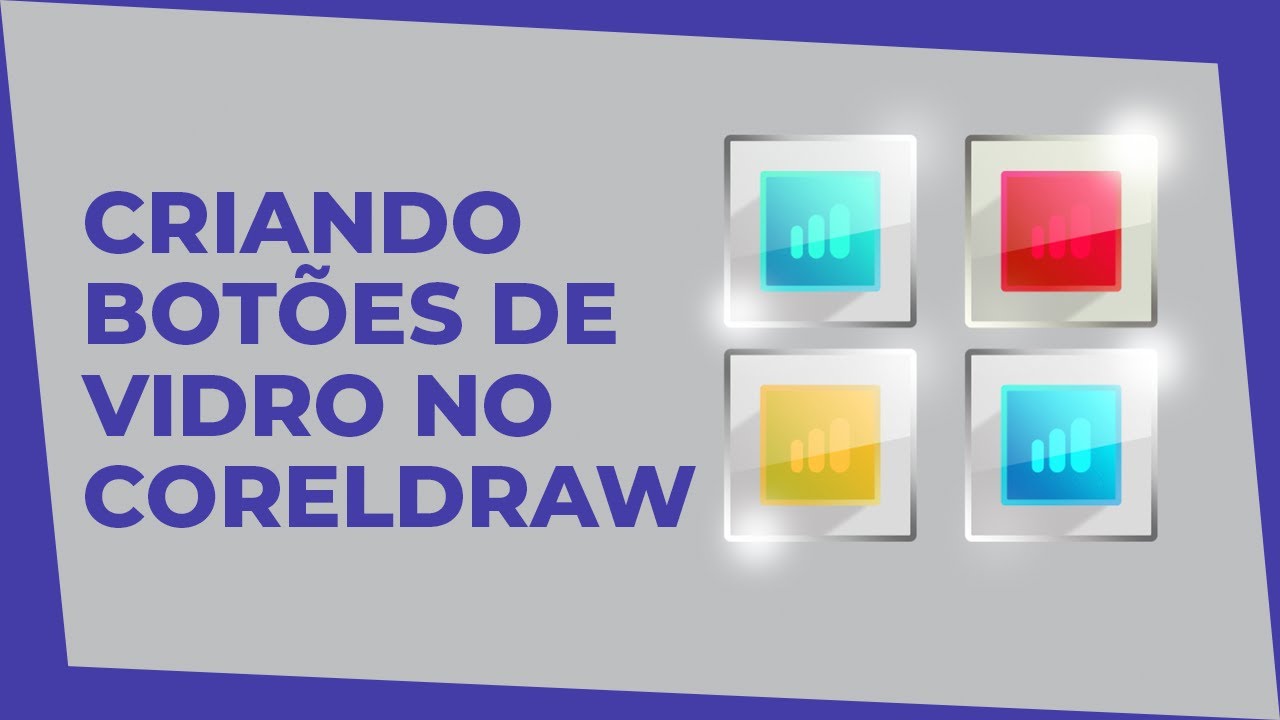 #CORELDRAW - CRIANDO BOT&Otilde;ES DE VIDRO E CDR PARA DOWNLOAD