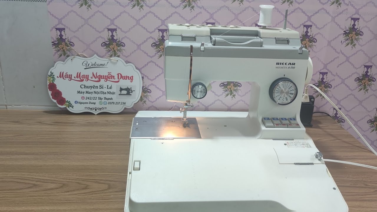 Hướng dẫn sử dụng máy may Ricca A300 ,Ricca 303. LH 0379217236
