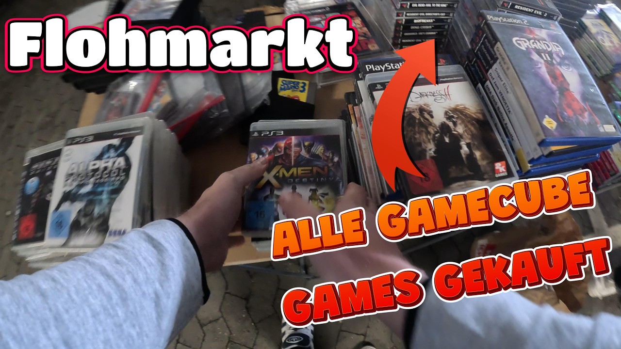 Flohmarkt Video // Ich habe alle seine GameCube Spiele gekauft // Twitch Auktion 21.03.26 um 18 Uhr