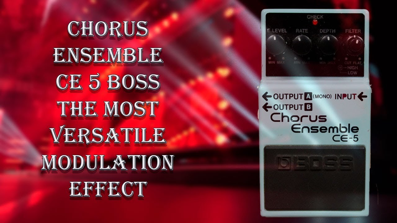BOSS CE-5 Stereo Chorus Ensemble Pedal