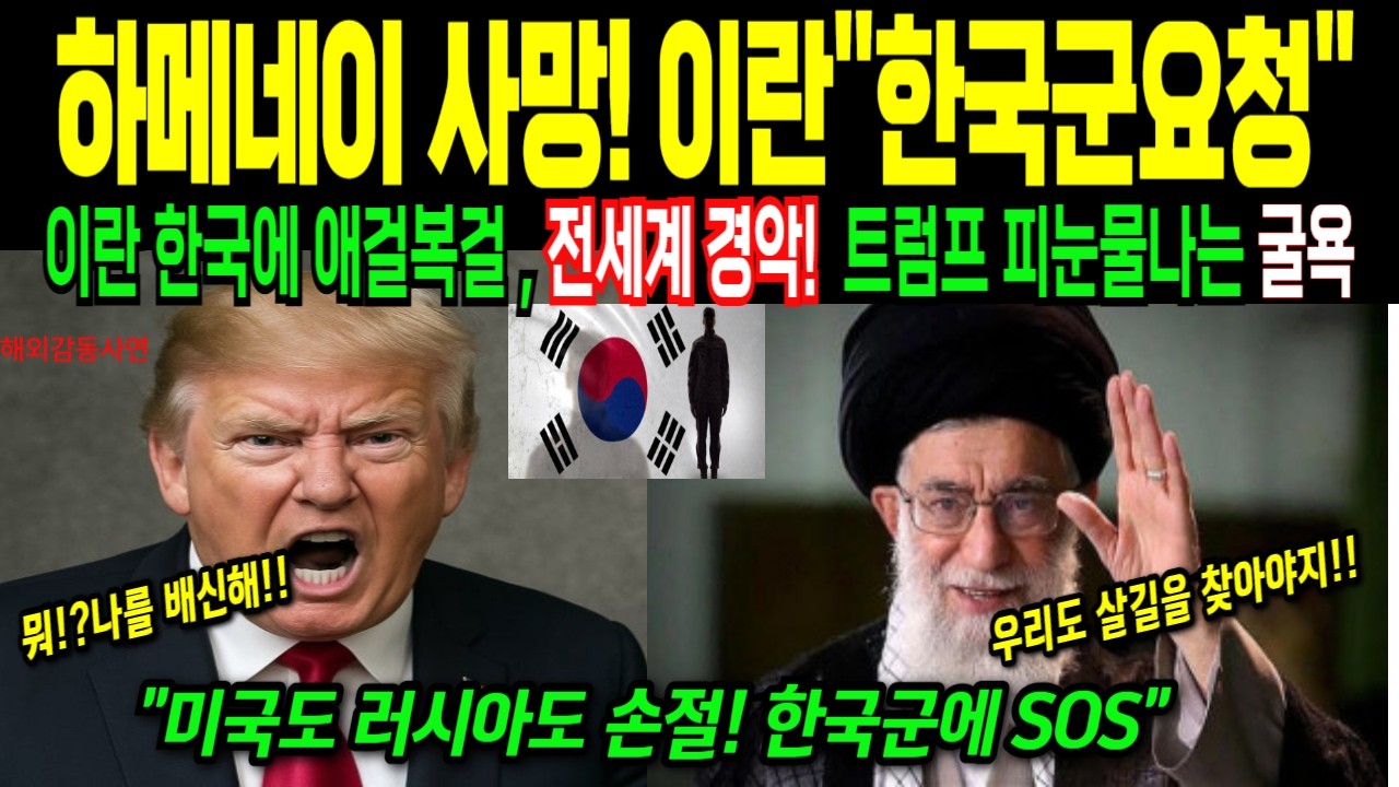 해외감동사연｜러시아·중국 철수한 이란, 테헤란 시민들이 한국을 선택한 결정적 순간… “한국군 와달라”