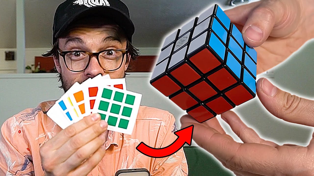 How to Make Rubik's Cube Stickers for ANY Puzzle!