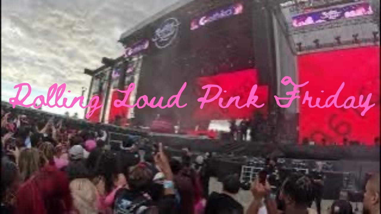 Rolling loud California 2024 VIP Pink Friday (Vlog) | Day 1