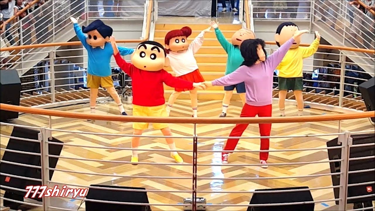【クレヨンしんちゃん】テレビアニメキャラクターショー☆主題歌ダンス★天保山マーケットプレイス 海遊館 Crayon Shin-chan show in Tempozan Kaiyukan