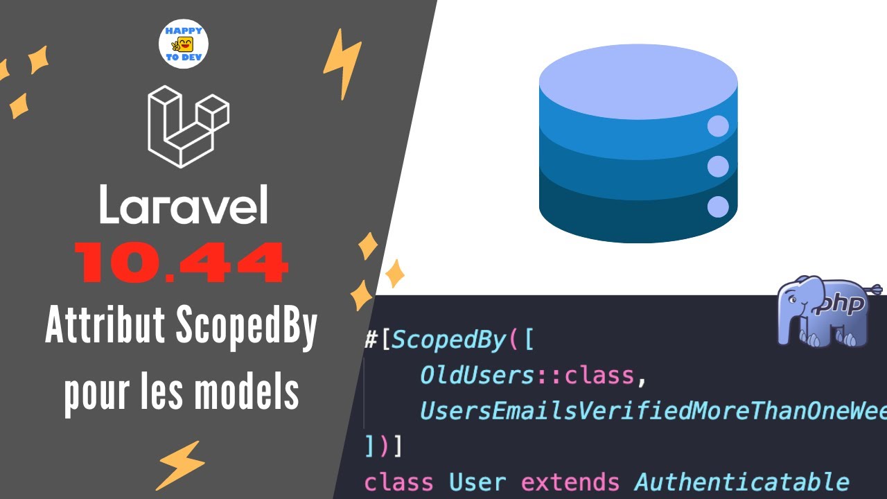 Laravel 10.44 - Nouvel attribut ScopedBy pour les modèles