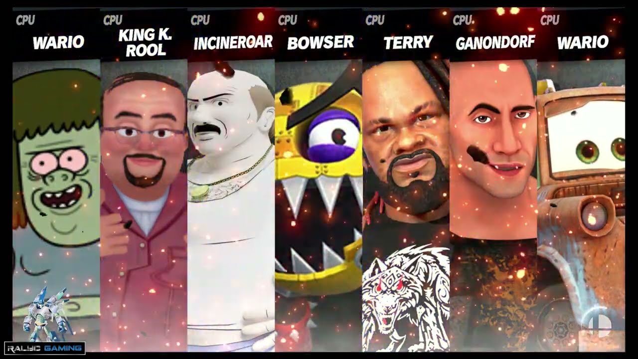Muscle Man vs Big AL vs Carl vs Toc Man vs Jacob Fatu vs Black Adam vs Mator