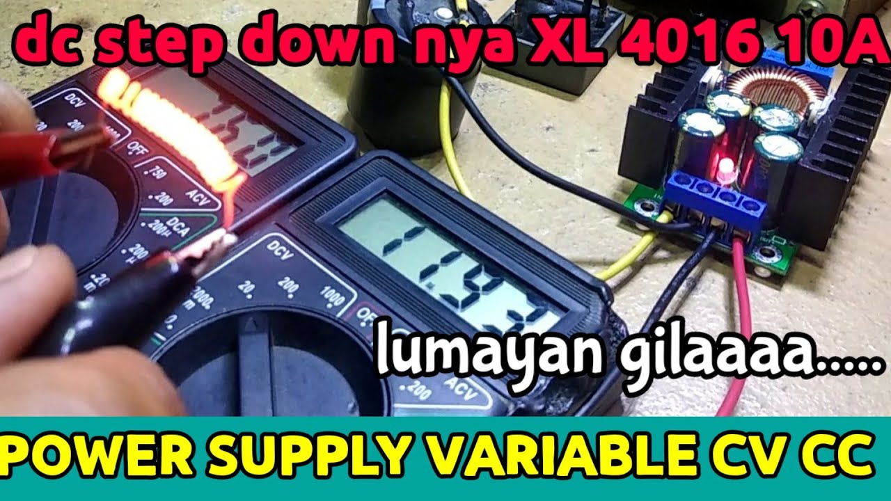 POWER SUPPLY CV CC DARI DC STEP DOWN XL 4016 10A
