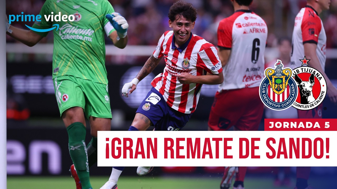&iexcl;SANDO HACE EL PRIMER GOL DE CHIVAS! 🔴⚪️