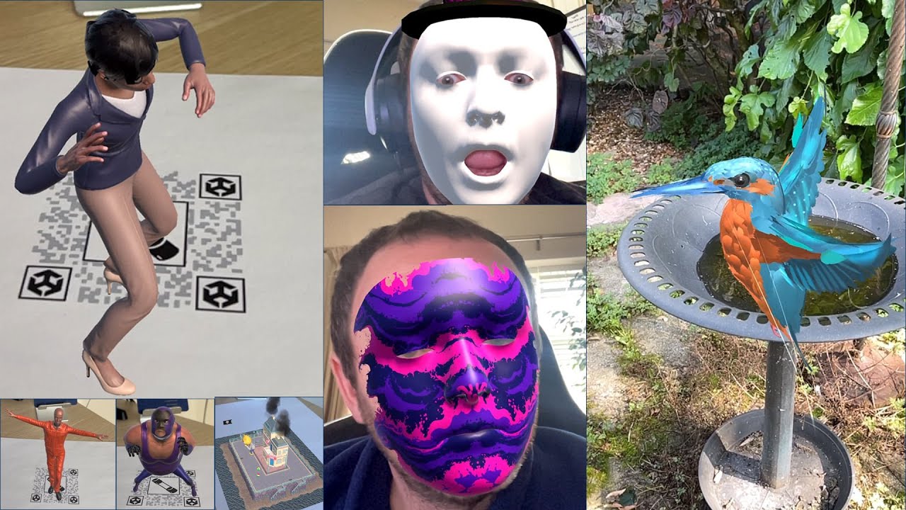 Augmented Reality Experiments and Teaching Projects